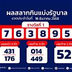 ตรวจหวยงวดนี้